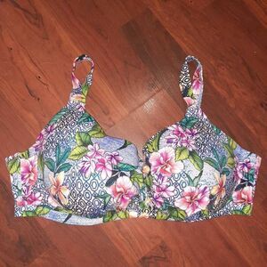 Swimsuits For All Floral Swim Top